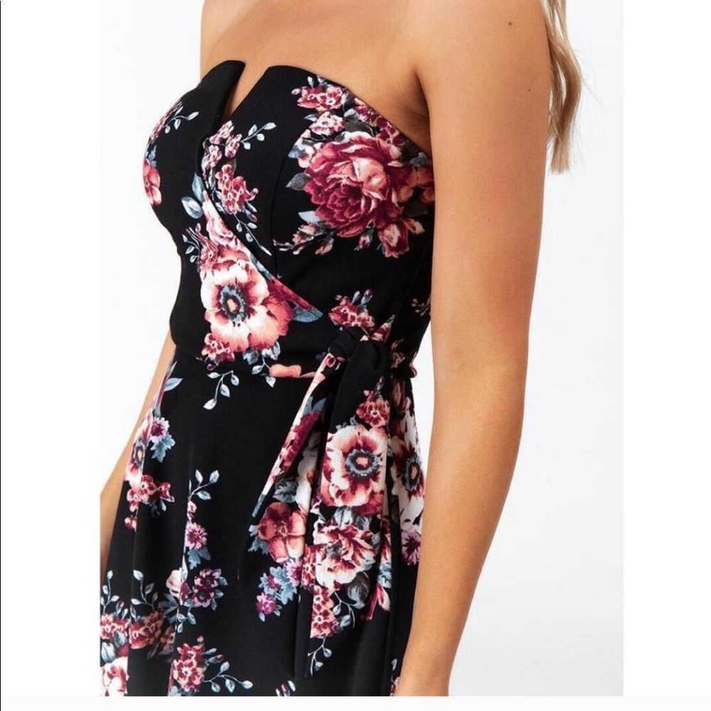 NWT Francesca’s Strapless Fit and Flare Dress - Picture 3 of 10